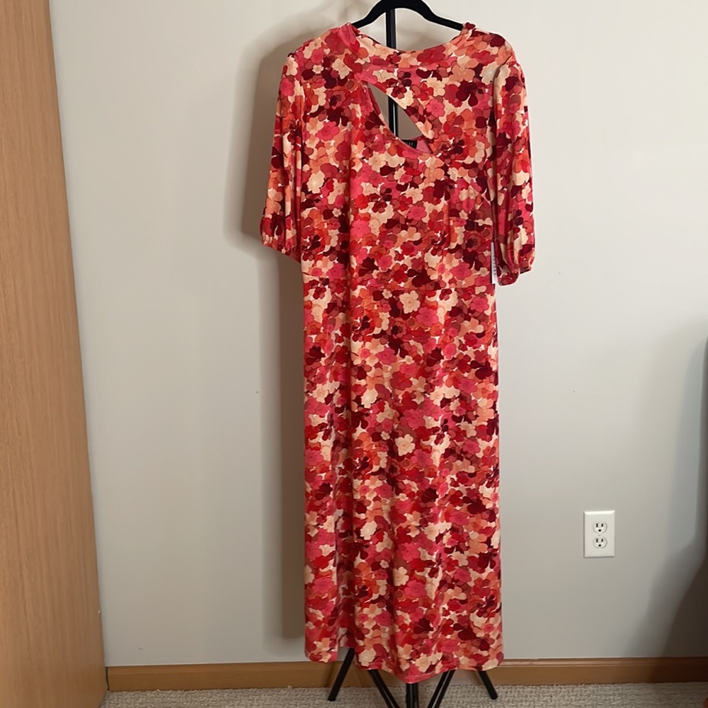 Plus Size Maxi Dress | Floral Pattern | Size 18